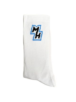 MotoHeaven Crew Sport Socks - White