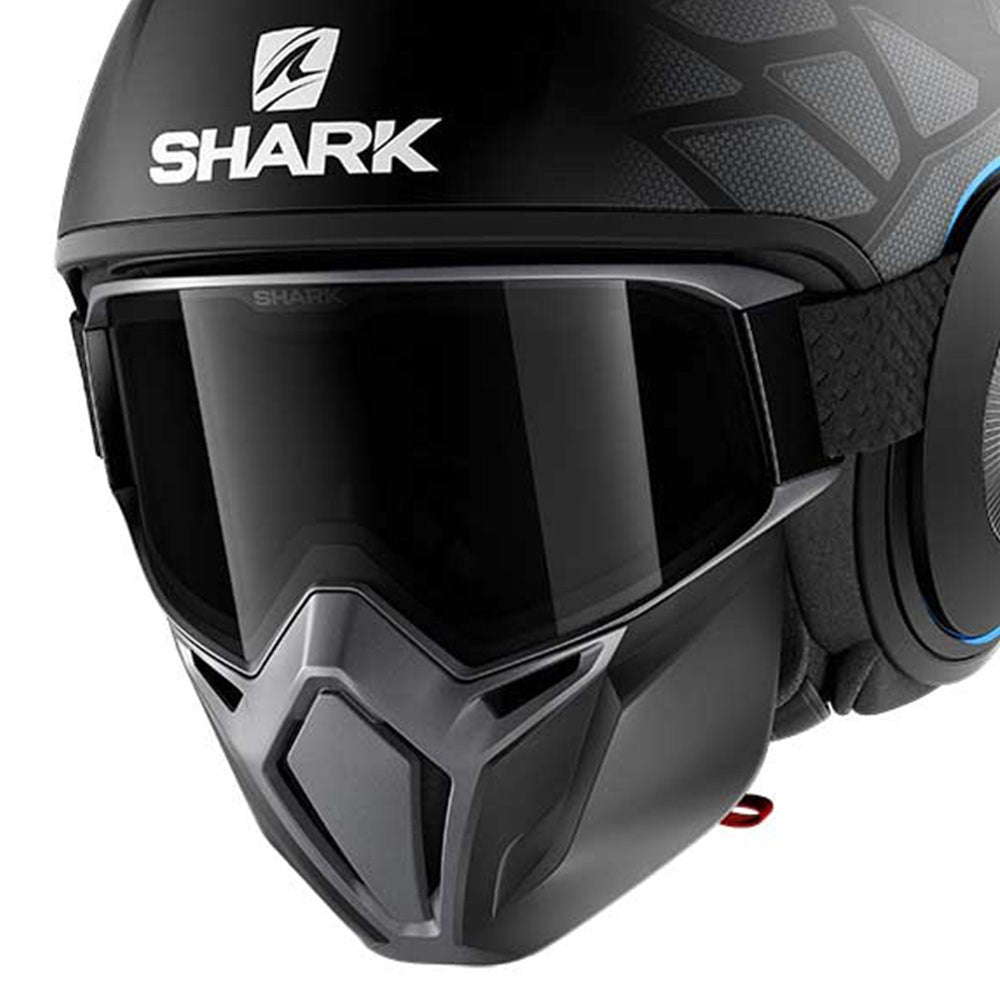 Shark Drak Street-Drak Mask/Goggles Black
