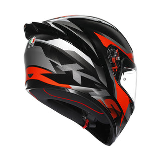 AGV K1 S Fastlap Helmet - Black/Grey/Red