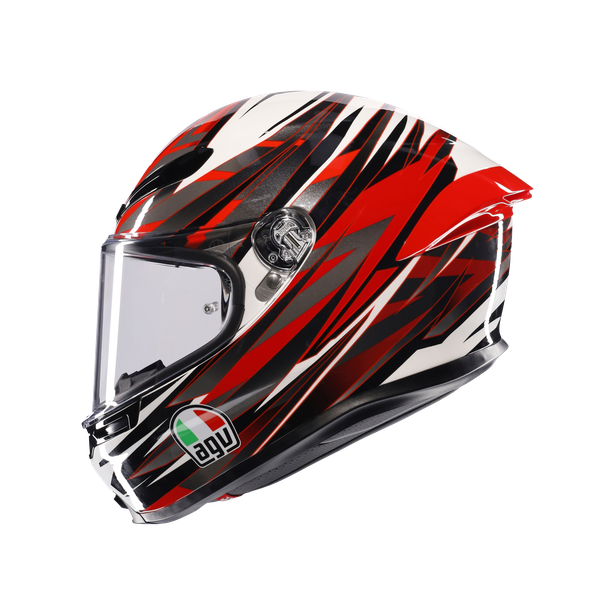 AGV K6 S Reeval Helmet - White/Red/Grey