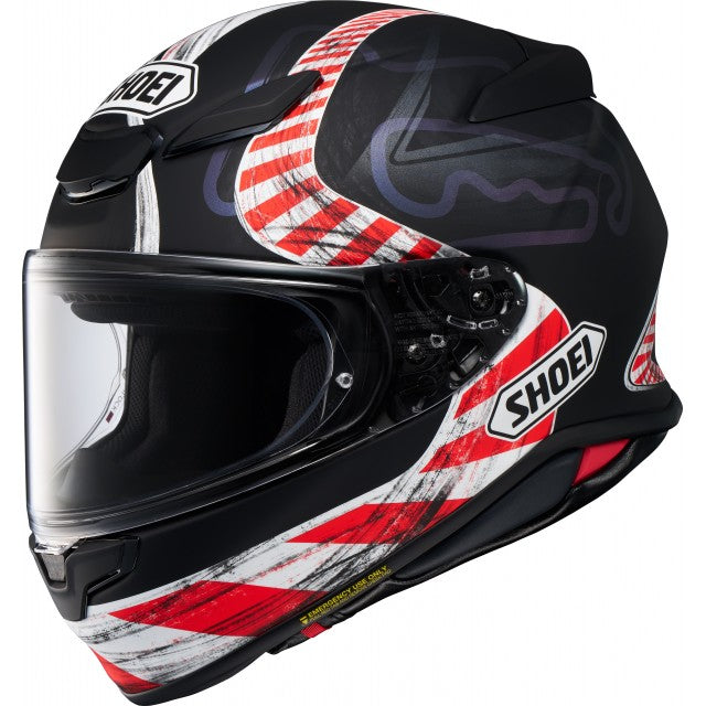 coffs harbour motorcycle helmets Shoei NXR 2 Knee Down TC-5 Helmet – MotoHeaven Color:Sunset Lava Fendi White Leather Floral igg23_for_techies