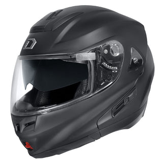 Dririder Compass TA903 Motorcycle Full Face Helmet - Matte Black