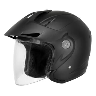 Dririder Freedom J2P Open Face Helmet - Matte Black