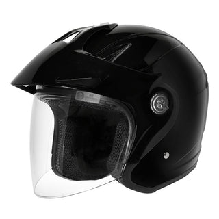 Dririder Freedom J2P Open Face Helmet - Black