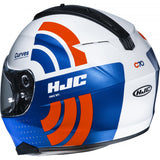 HJC C70 Curves MC4HSF Motorcycle Helmet - White/Red/Blue