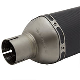 Lextek Sp8C Carbon Fibre Hexagonal Exhaust Silencer 51 mm