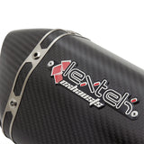 Lextek Sp8C Carbon Fibre Hexagonal Exhaust Silencer 51 mm