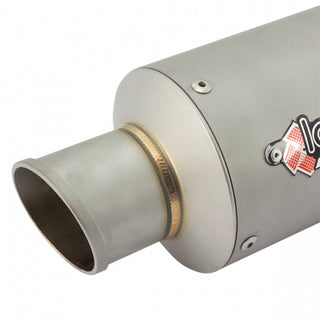 Lextek GP1 Matt Stainless Steel GP Stubby Exhaust Silencer 51mm