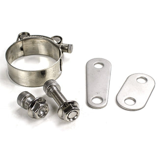 Lextek VP6 Matt Stainless Steel Tri Oval Exhaust Silencer 51mm