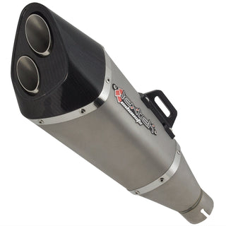 Lextek VP6 Matt Stainless Steel Tri Oval Exhaust Silencer 51mm