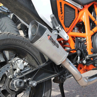 Lextek XP10 Titanium Look Hexagonal Exhaust Silencer 51mm