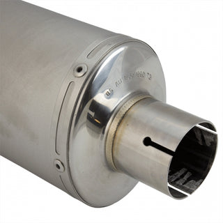 Lextek OP1 Matt Stainless Steel Exhaust Silencer 51mm