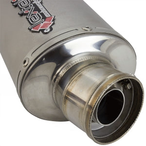 Lextek OP1 Matt Stainless Steel Exhaust Silencer 51mm