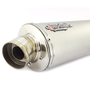 Lextek OP1 Matt Stainless Steel Exhaust Silencer 51mm