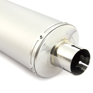 Lextek OP1 Matt Stainless Steel Exhaust Silencer 51mm