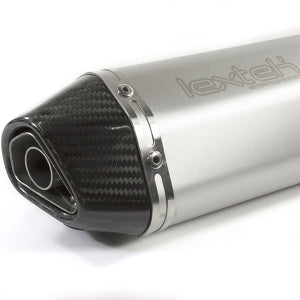 Lextek SA1 Matt Stainless Steel Hexagonal Exhaust Silencer 37mm