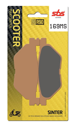 SBS FRICTION - Sinter Rear Scooter Brake Pads - 169MS-