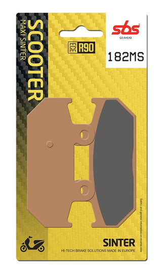 SBS FRICTION - Sinter Rear Scooter Brake Pads - 182MS-
