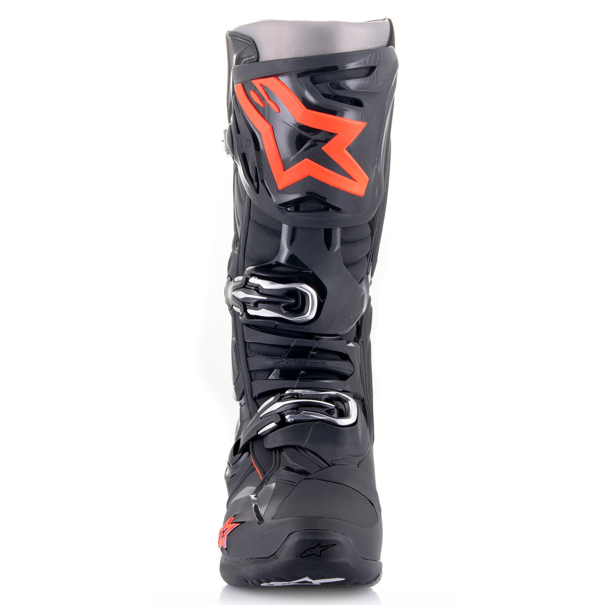 Alpinestars Tech 10 Boots - Black Red Fluro
