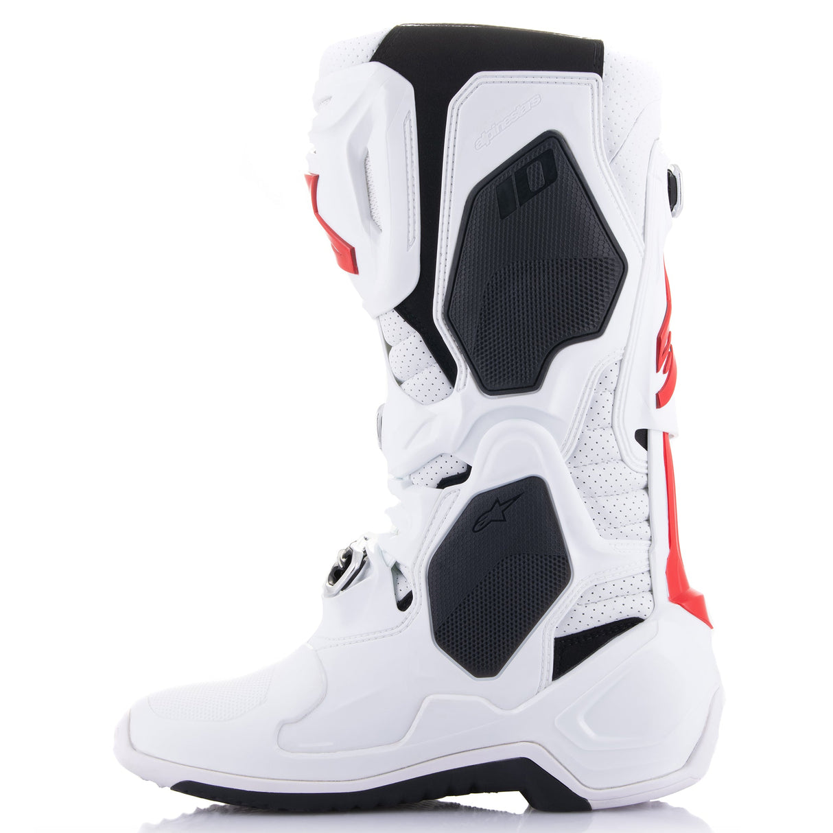 Alpinestars Tech 10 Supervented Boots - White Bright Red