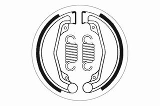 SBS Brake Shoes Front/ Rear - 2023-