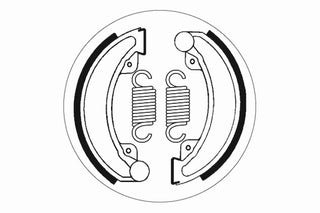 SBS Brake Shoes Front/ Rear - 2030-