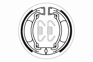 SBS Brake Shoes Front/ Rear - 2032-