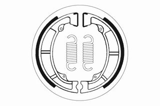 SBS Brake Shoes Front/ Rear - 2039-