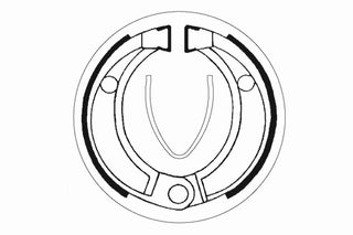 SBS Brake Shoes Front/ Rear - 2043-