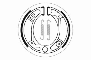 SBS Brake Shoes Front/ Rear - 2057-