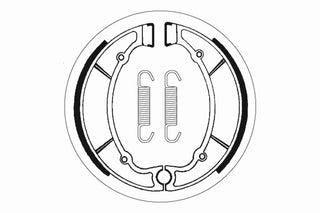 SBS Brake Shoes Front/ Rear - 2064-
