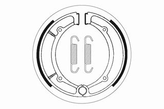 SBS Brake Shoes Front/ Rear - 2066-