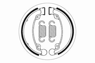 SBS Brake Shoes Front/ Rear - 2069-