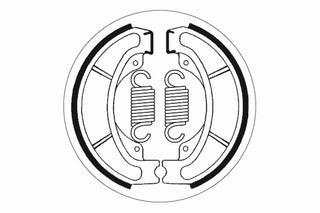 SBS Brake Shoes Front/ Rear - 2082-