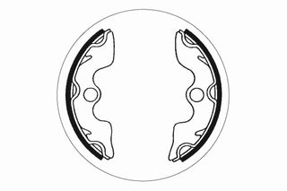 SBS Brake Shoes Front/ Rear - 2086-