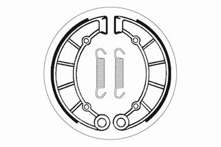 SBS Brake Shoes Front/ Rear - 2091-