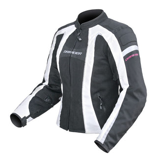 Dririder Airstream Ladies Jacket - Black/White