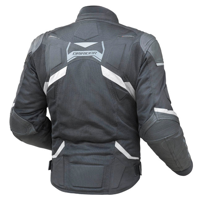 Dririder Climate Control Exo 3 Men's Motorcycle Jacket - Black/White