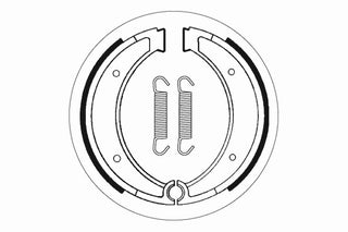 SBS Brake Shoes Front/ Rear - 2116-