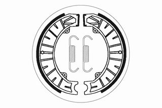 SBS Brake Shoes Front/ Rear - 2121-