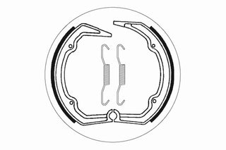 SBS Brake Shoes Front/ Rear - 2141-