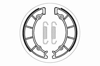 SBS Brake Shoes Front/ Rear - 2190-