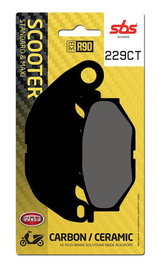 SBS FRICTION - Carbon Tech Front Scooter Brake Pads - 229CT-