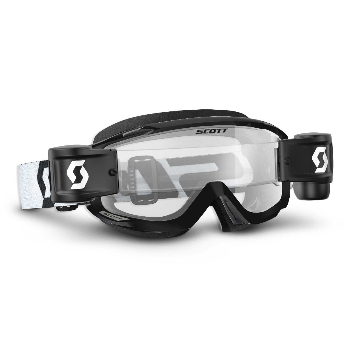Goggle Split Otg WFS Black/White Clr Lens