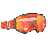Scott Fury Goggle Orange/Grey/Orange Chrome Lens