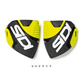 Sidi Crossfire 3 Replacement Shin Plate - Black Yellow/Fluro White