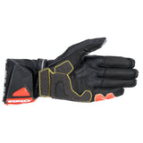Alpinestars GP Tech V2 Gloves - Black/White/Red Fluro