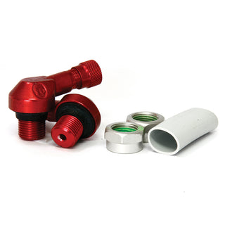 Ariete Motorcycle Tubeless Alloy Valve Stem 11.3Mm Hole - Red