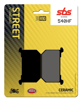 SBS Organic Brake Pads Front-Rear - 540HF-