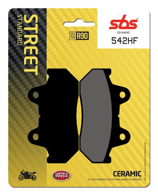 SBS Organic Brake Pads Front-Rear - 542HF-